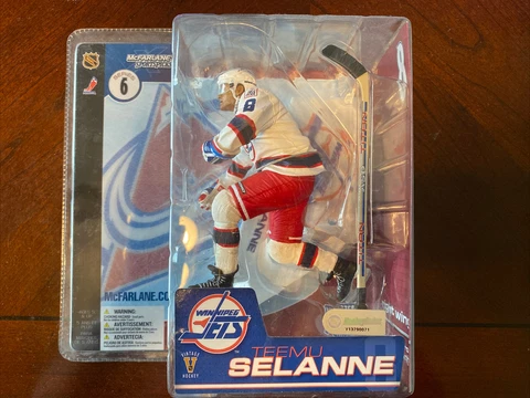 Colorado Avalanche NHL Teemu Selanne McFarlane Series 6 Winnipeg Jets Variant Cover