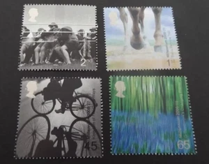 Reino Unido Gran Bretaña GB 2000 Piedra y Suelo Milenio Completo 4V mnh - Imagen 1 de 2
