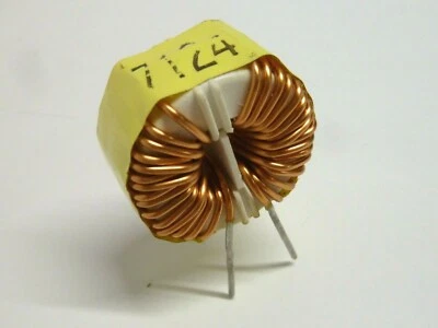 JW MILLER PART# 7124  EMI Choke  Coil Inductors  2.5mH @ 10A (QTY 6) - Image 1 of 4