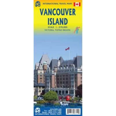 Canada 1:270,000 Waterproof ITMB Vancouver Island Travel Reference Map - Image 1 of 3