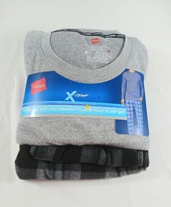 Hane's Thermal Top and Comfort Fleece Pant XL Small red mark on tag on top - Picture 1 of 5