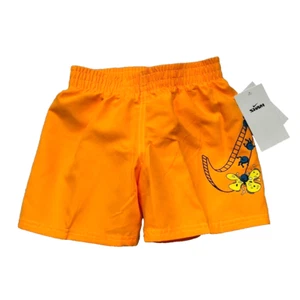 NIKE Boys Swim Trunks Shorts Sundial Orange Drawstring NWT Sz 4 New - Picture 1 of 3