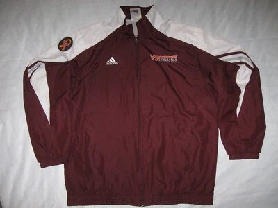 Virginia Teck Hokies Gimnasia Pista Chaqueta Adidas Para Hombre Pequeño Adulto VA TECH Foto 1 de 4