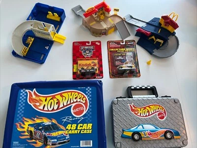 Vintage Hot Wheels Mattel Car Carry Cases McDonald’s Police Sets & 2 NIB Car LOT - Image 1 of 4