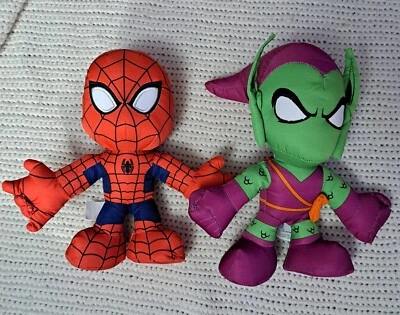 Marvel Kids Spider-Man And Green Goblin Plush Toys (Read Desc) - Image 1 of 2