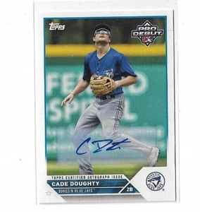 2023 Topps Pro Debut Cade Doughty Rookie Auto #PD-11 - Jays - Picture 1 of 2