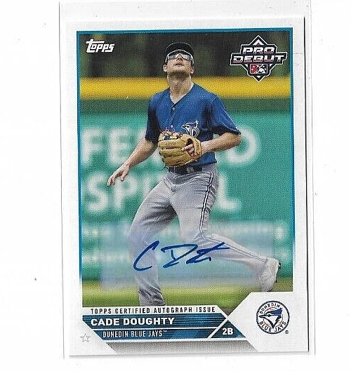 2023 Topps Pro Debut Cade Doughty Rookie Auto #PD-11 - Jays - Image 1 of 2