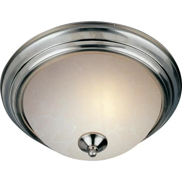 Maxim 5842ICSN Essentials 15.5" 3-Light Flush Mount Ceiling Fixture Satin Nickel - Image 1 of 1