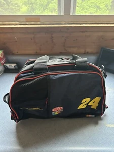 Vintage NASCAR Jeff Gordon # 24 BLUE Duffle Carrying Gym Bag 17" - Picture 1 of 5