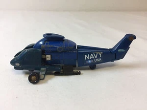 1984 Gobots Machine Robo MR-40 NAVY HELICOPTER ~ fehlende Rotoren - Bild 1 von 4