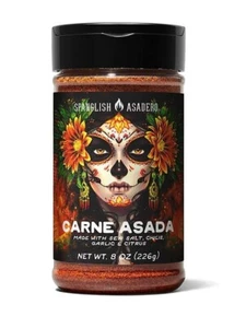 Condimento Spanglish Asadero Carne Asada - Hecho con chile, ajo, sal marina, cebolla - Imagen 1 de 5