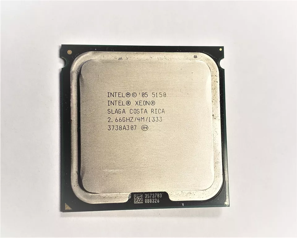 Intel Xeon 5150 2.66GHz 2 Core 4MB L2 Cache Socket LGA771 CPU Processor SLAGA - Image 1 of 1