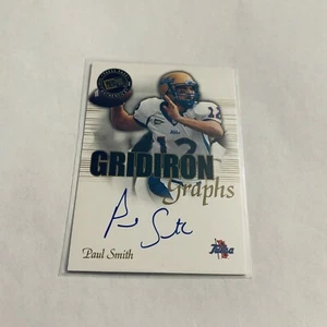F81230  2008 Press Pass SE Gridiron Graphs Gold #GGPS Paul Smith - Picture 1 of 1