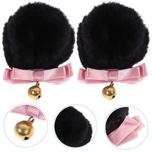 Juego de clips para mujer Miss Disfraz Accesorios para orejas de felpa - Imagen 1 de 12