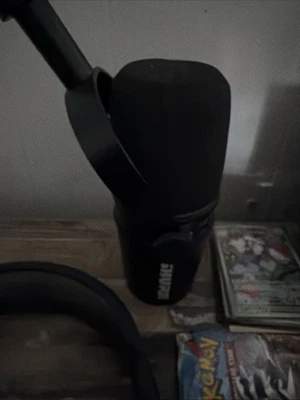 Shure MV7 USB XLR Podcasting Dynamic Microphone - Black - Image 1 of 4