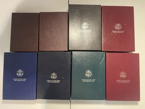 1983 1984 1989 1992-1996 Prestige Proof Sets - OGP COA - 8 Sets - Picture 1 of 5