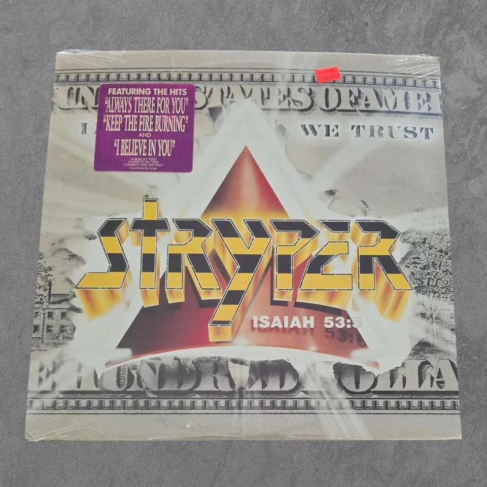 RARE SEALED ROCK LP: Stryper "In God We Trust" 1988 ENIGMA CLUB ED. HYPE NEW LP! - Image 1 of 2