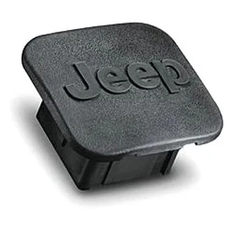 Mopar 82208453AB Black Hitch Cover for 2" Receivers w Jeep Logo Foto 1 de 1