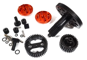 Red Billet Machined Metal Gear Set for Arrma 1/10 Granite Voltage 2WD Mega Truck - Picture 1 of 3