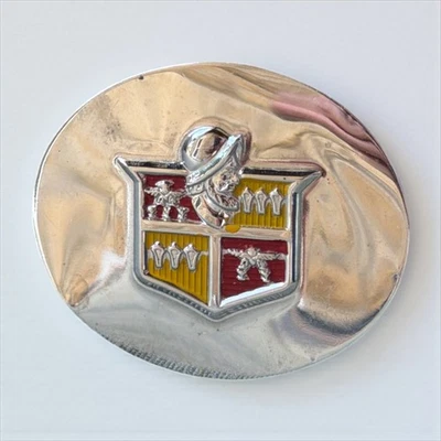 Hernando Desoto Emblem Helmeted Conquistador 2" Adhesive Backed Badge - Need Glu - Image 1 of 4