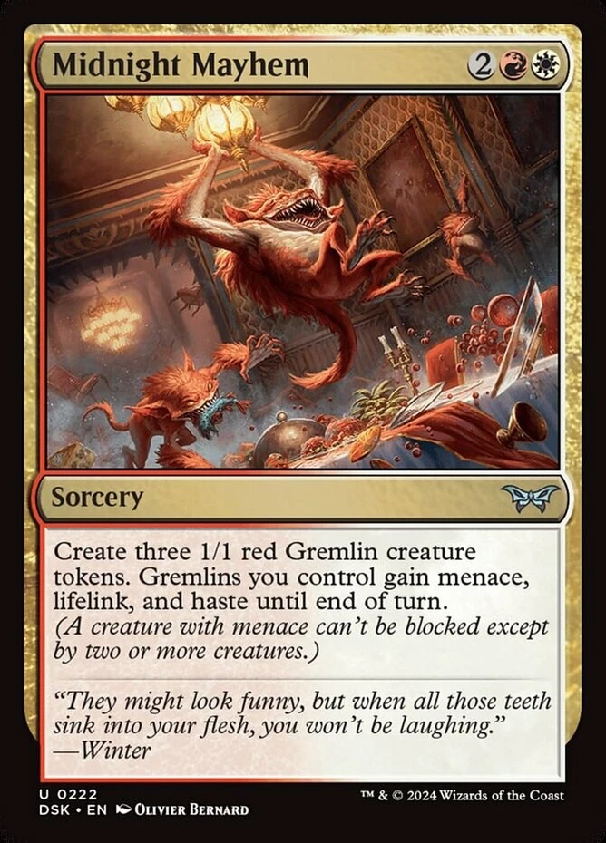 x1 Midnight Mayhem - Duskmourn: House of Horror - NM - MTG - Image 1 of 1