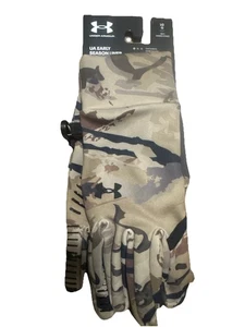 Under Armour 1377509 UA Men Early Season Storm Liner Hunting Camo Hunt Gloves LG - Picture 1 of 24