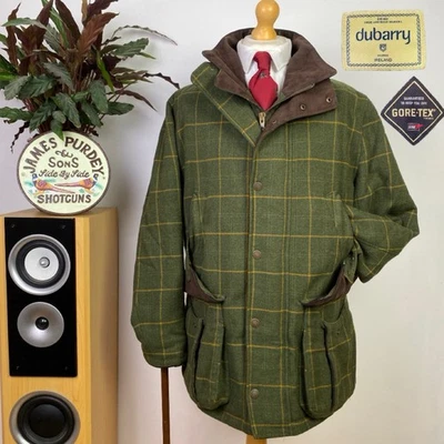 DUBARRY Tweed FIELD COAT (L) Shooting Gore Tex Waterproof Jacket Ballinturbet - Image 1 of 4