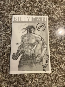 Billy Tan Signed Sketchbook Guys 2006 Wolverine Batman X-Men - Picture 1 of 4