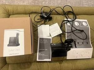 Plantronics Savi W740-M Headset - Black - Picture 1 of 3