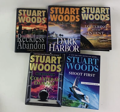 Lot of 5 Stone Barrington Novels Hardcover Books: Collateral Damage, Dark Harbor Foto 1 de 2