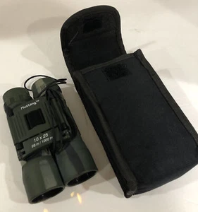Mustang Outdoors Camouflage Binoculars - Ruby Lenses 10 x 25 - 98m/1000m Case - Picture 1 of 4