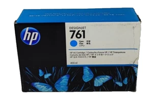 1x Orig. HP 761 CM994A Cyan f. HP DesignJet T7100 T7200 Series NEU OVP - Bild 1 von 1
