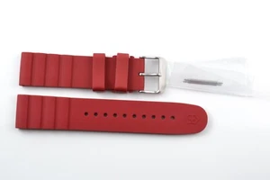 Victorinox Swiss Army 005164 Red Rubber Strap 21mm I.N.O.X. Pro Diver - Picture 1 of 4