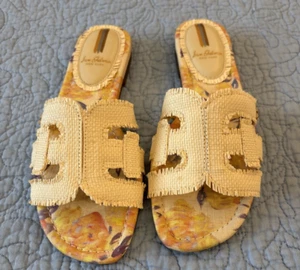 Sam Edelman Women’s 7M EU 37 Bay Fray Slide Sandal Summer Beach Slip-On - Picture 1 of 5