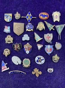 LOTE DE TRABAJO X29 INSIGNIAS DE COLECCIÓN INCLUYENDO ESMALTE - Imagen 1 de 6
