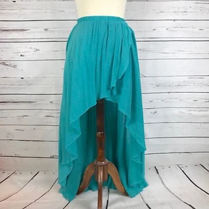 A'gaci Jade Hi Low Maxi Skirt Size Small - Picture 1 of 8