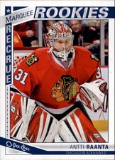 2013-14 O-Pee-Chee Chicago Blackhawks Hockey Card #614 Antti Raanta Rookie