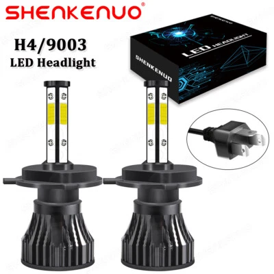 For Mazda Tribute 2001-2005 Pair H4 9003 LED Headlight Bulbs High/Low Beam 6000K - Image 1 of 4