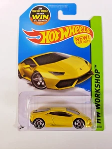 2015 Hot Wheels HW WORKSHOP LAMBORGHINI HURACAN LP 610-4 222/250 Brand NEW - Picture 1 of 4