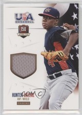 2014 Panini USA Baseball Box Set 15U National Team Jerseys /99 Hunter Greene #49