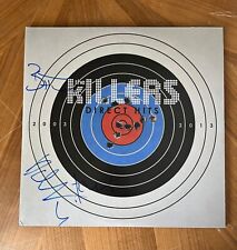 * THE KILLERS * signed album * DIRECT HITS * BRANDON, DAVE & RONNIE * 1