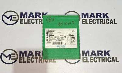 SCHNEIDER ELECTRIC LC1D25 E7 POWER CONTACTOR 25A VOLTAGE 48VAC FAST SHIPPING - Image 1 of 4