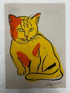 Andy Warhol - Amazing Oil Paper - Pop Art Style - Signed - A1 - Picture 1 of 2