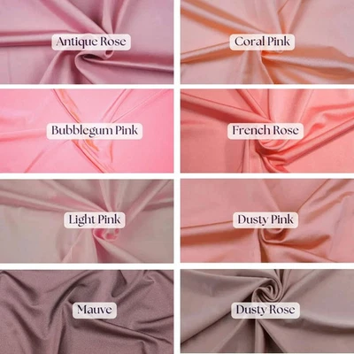 Premium Shiny Milliskin Nylon Spandex Fabric by the Yard– 4-Way Stretch 60” Wide - Image 1 of 4