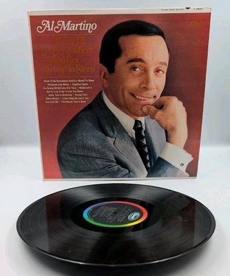 Al Martino Cry Myself To Sleep LP VG T-2528 Mono 1966 Capitol Scranton Easy Pop - Image 1 of 4
