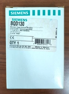 ☑️ New in box Siemens BQD130 1P 30Amp 277 Volt BQD Electric Circuit Breaker - Picture 1 of 6