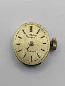 Rotary AS 1978-2 Manual Wind Watch Movement 21 Jewels Swiss PARTS REPAIRS 15.7mm - Picture 1 of 12