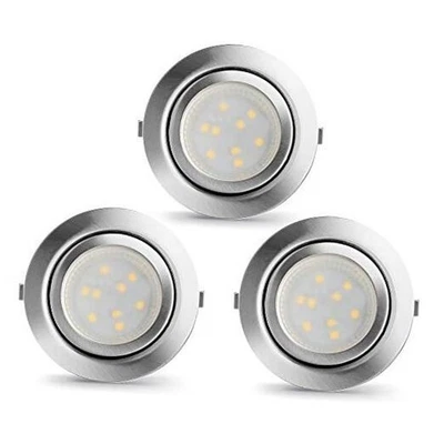 Luces LED para disco con cable empotradas debajo del gabinete iluminación 3 piezas x blanco cálido Foto 1 de 4