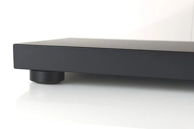 HiFi Gerätebasis schwarz - 45x35 cm - Füsse schwarz - audio-IN -bASE_black45B- - Bild 1 von 4