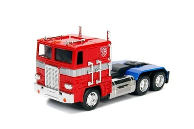 NEW Transformers G1 Optimus Prime Truck w/ Robot on Chassis Jada Die-cast Car 🚛 - Image 1 of 4